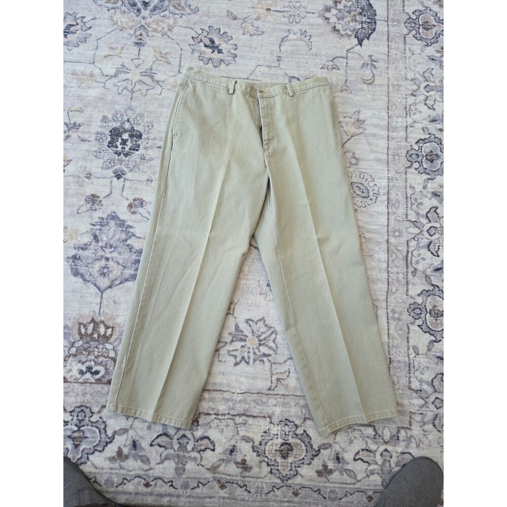 #433 Nautica Men's tan 38x30 100% Cotton Denim pants